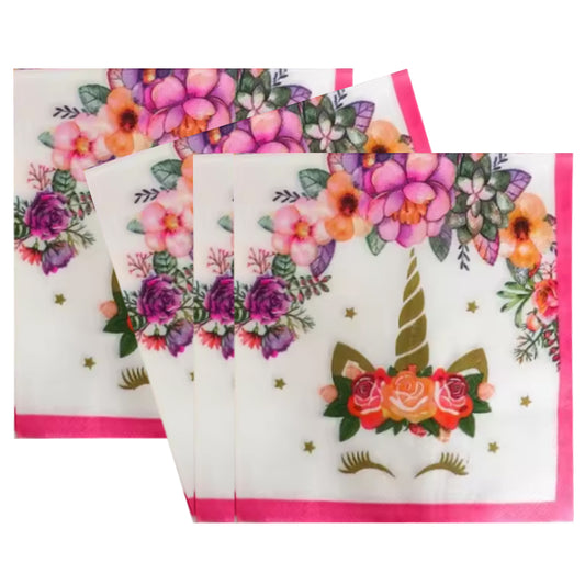 Unicorn Theme Napkin