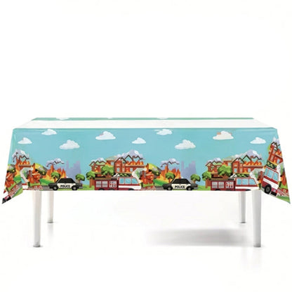 Fire Truck Table Cover