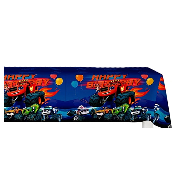 Monster truck tablecloth