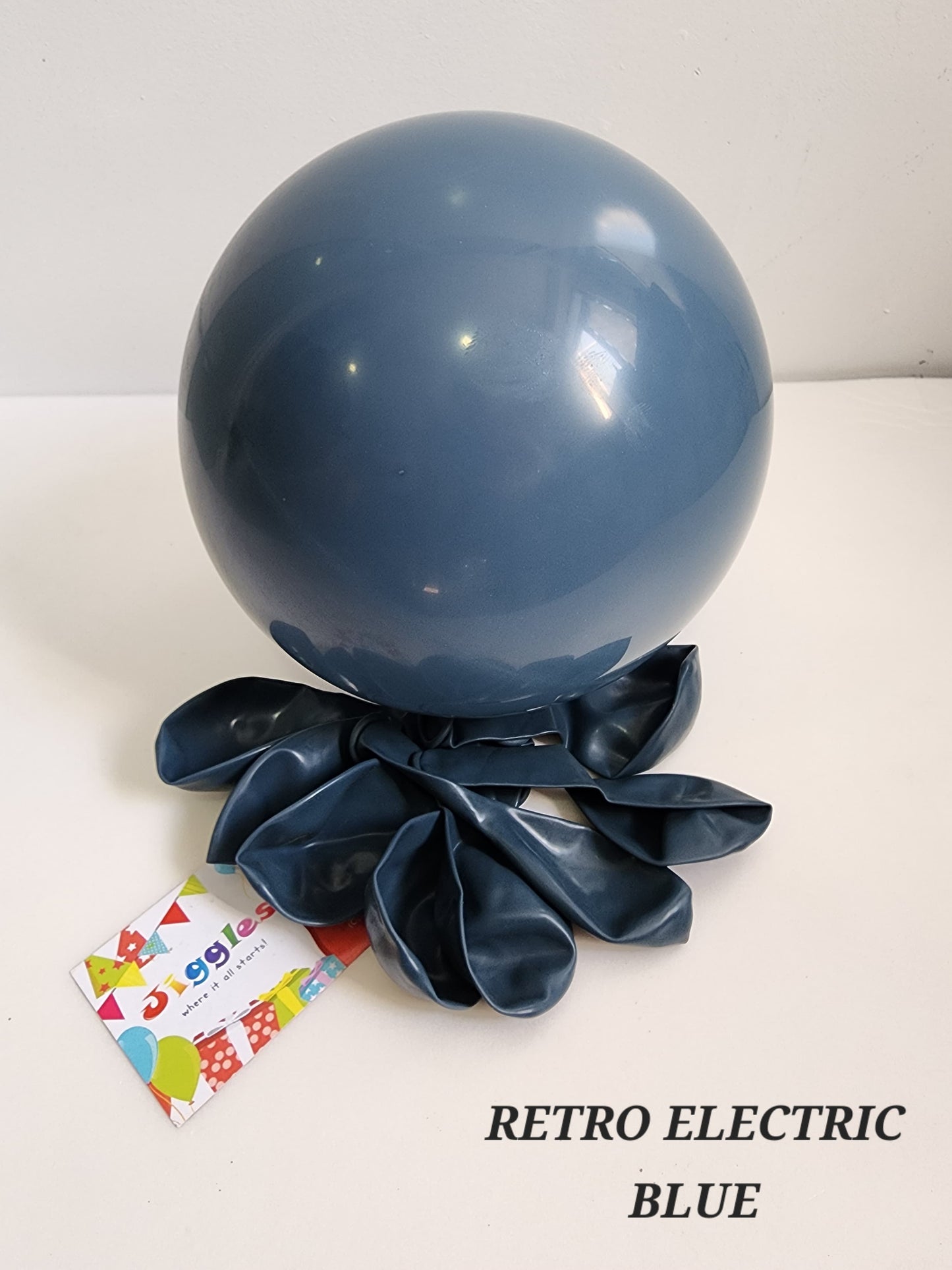 Retro Electric Blue Balloons