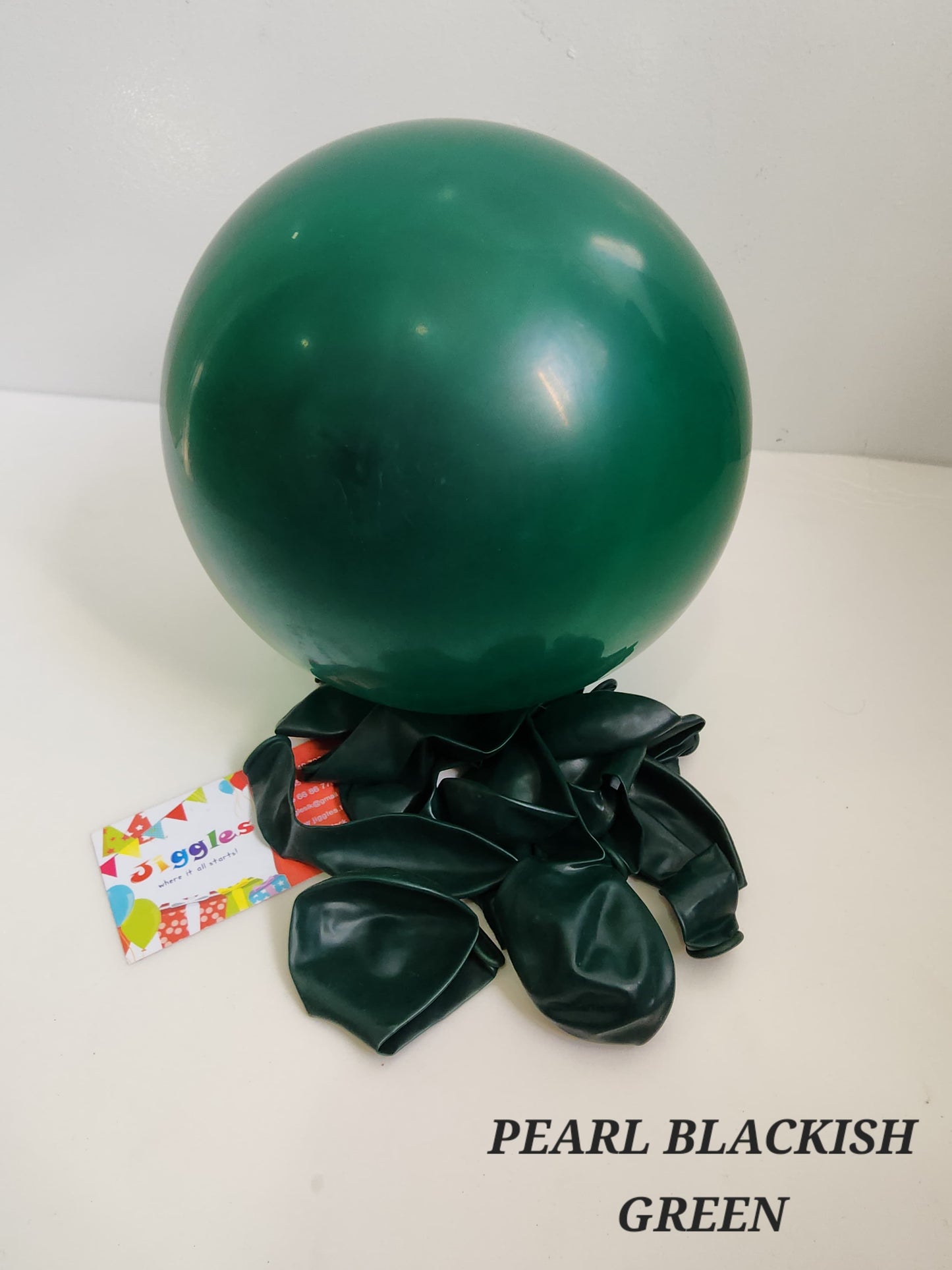 Retro Pearl Blackish Green Balloons