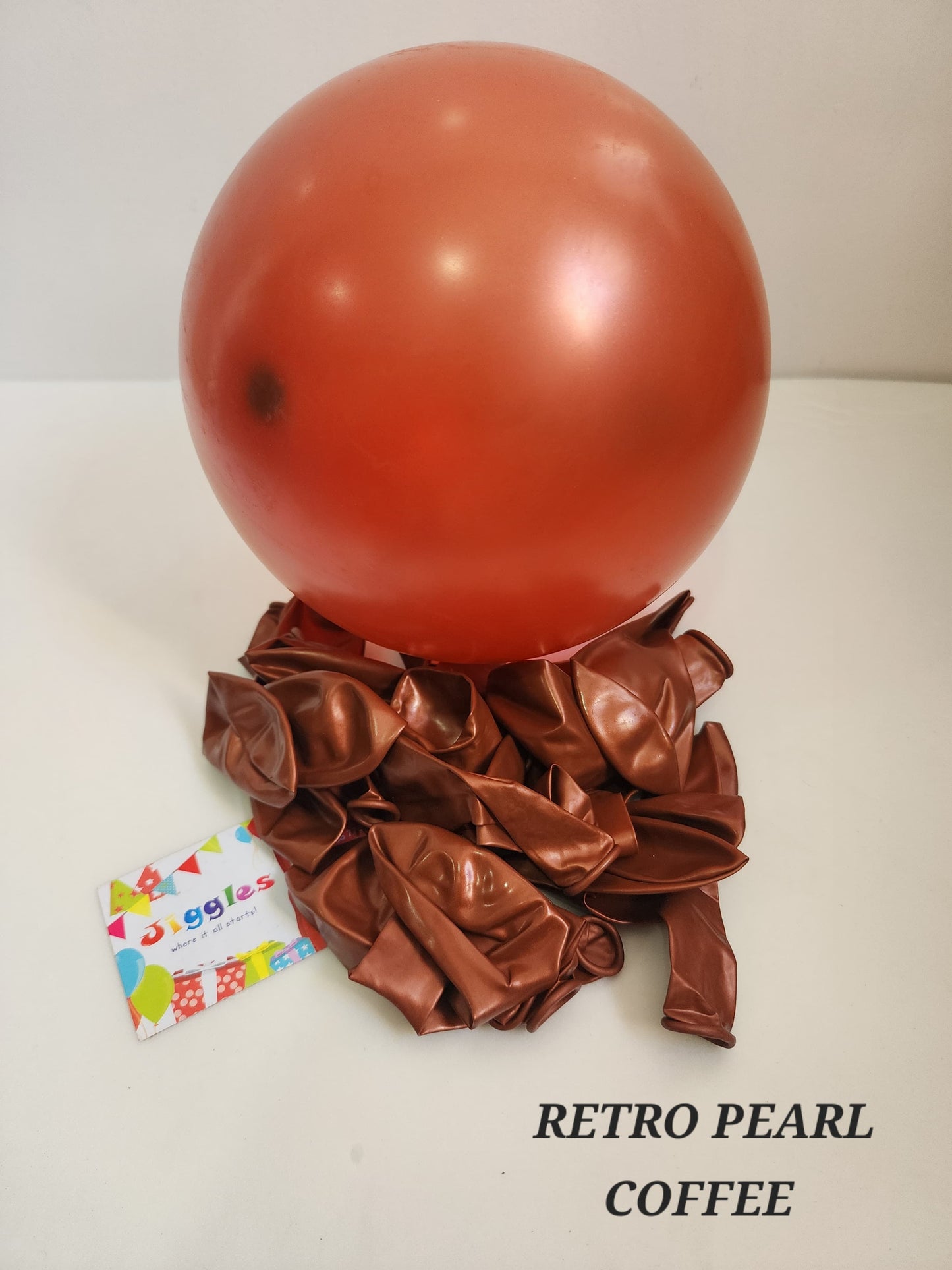 Retro Pearl Coffee Balloons