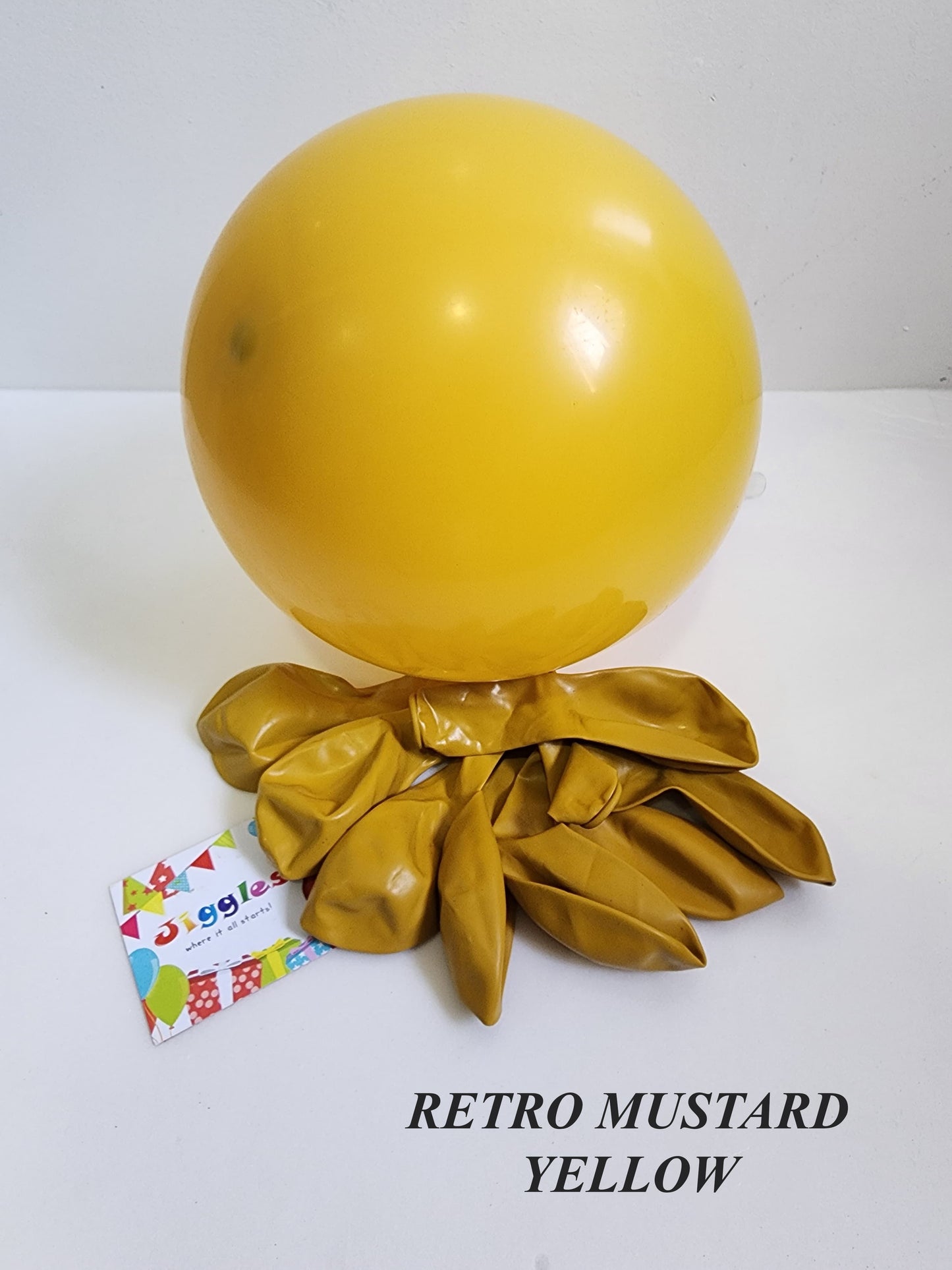 Retro Mustard Yellow Balloons