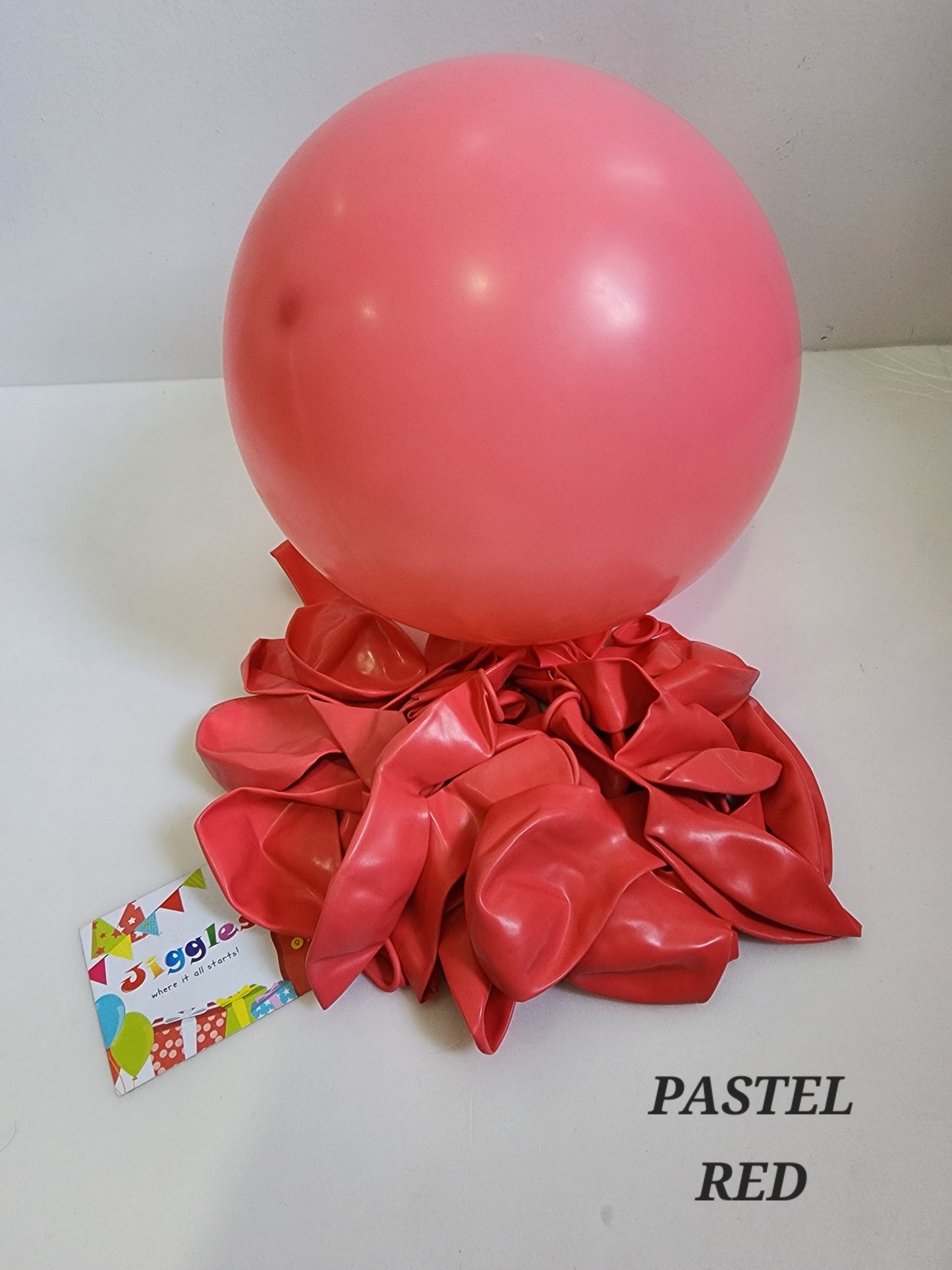 Pastel Red Balloons