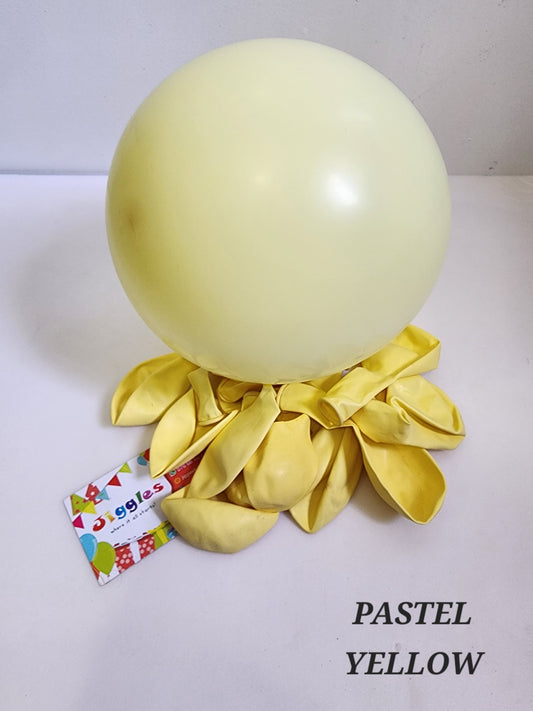 Pastel Yellow  Balloons