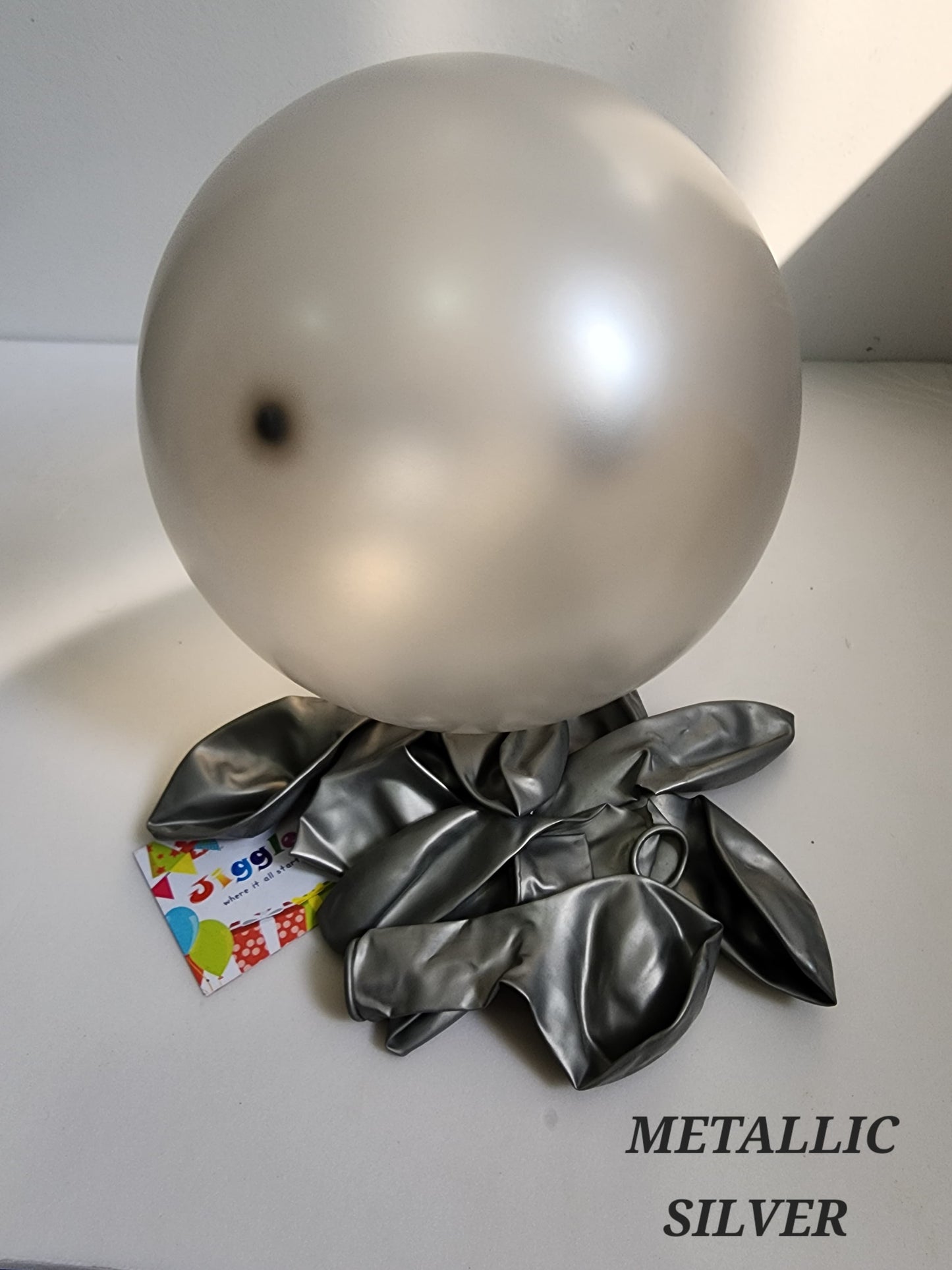 Metallic Balloons Silver