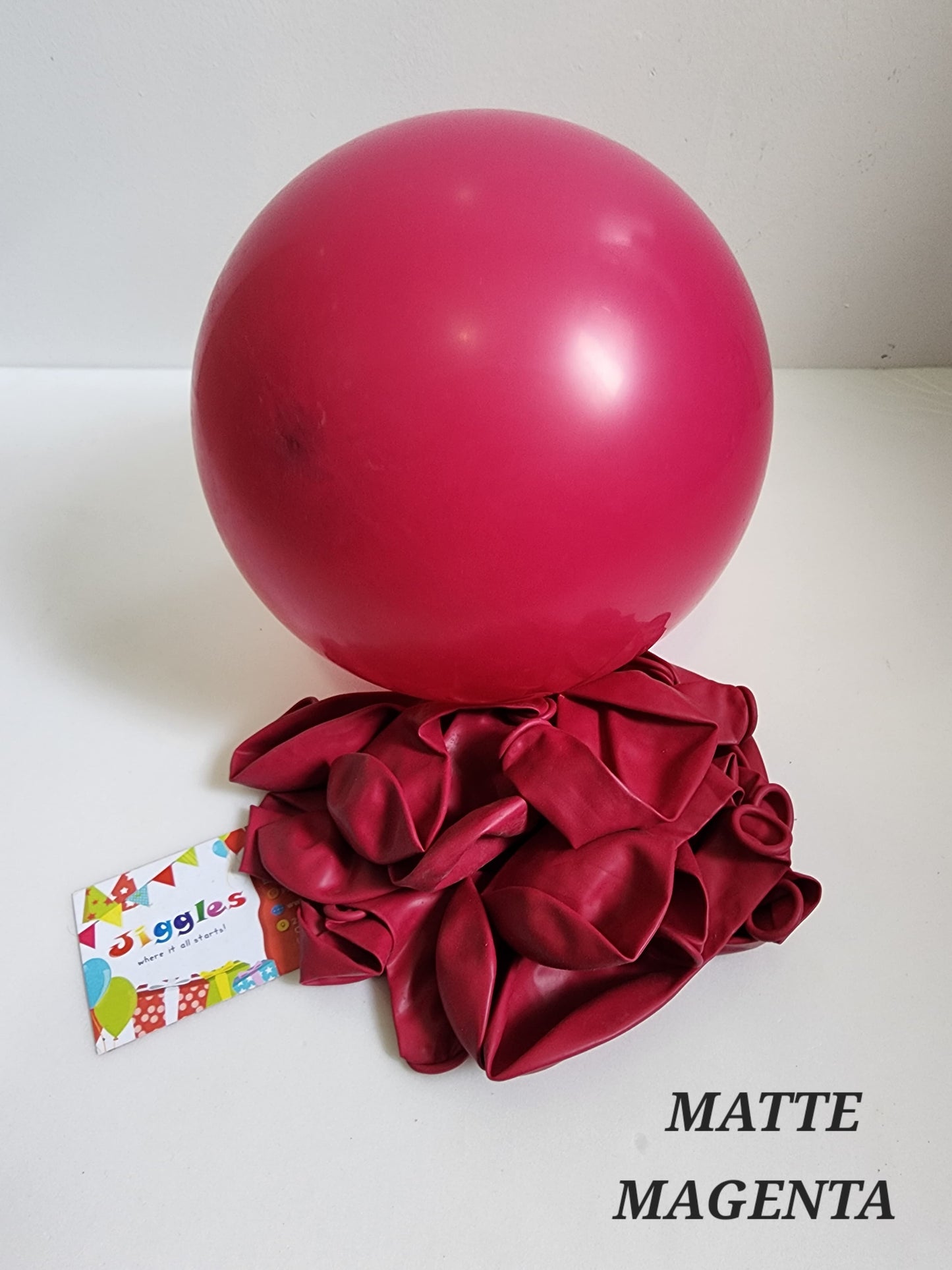 Matte Balloons Magenta