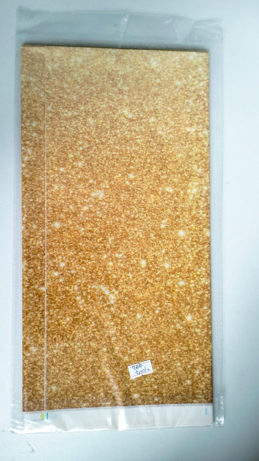 Gold Glitter Design Plastic Table cover