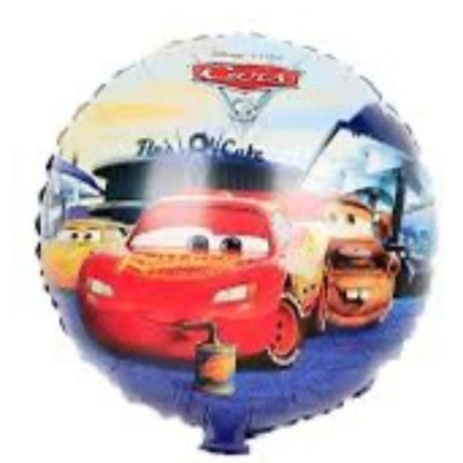 Cars Lightning McQueen 3 Cars Foil Balloon