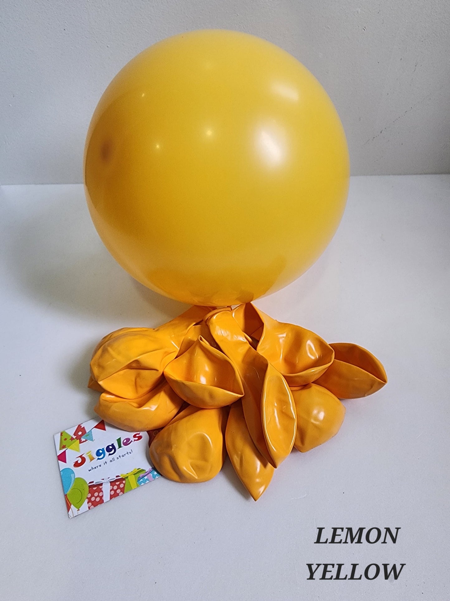 Matte Balloons Lemon Yellow