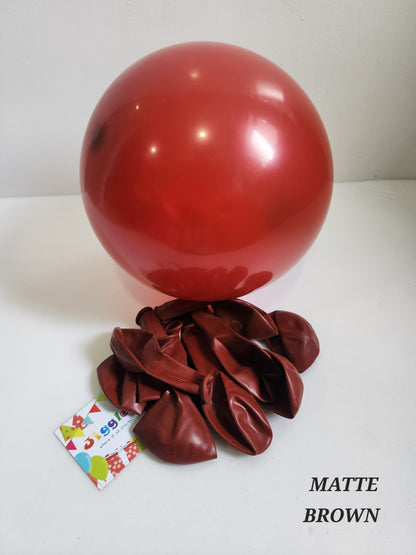 Matte Balloons Brown