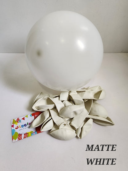 Matte Balloons White