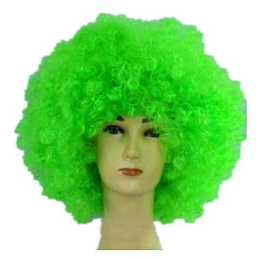 Green Curly Hair Wig