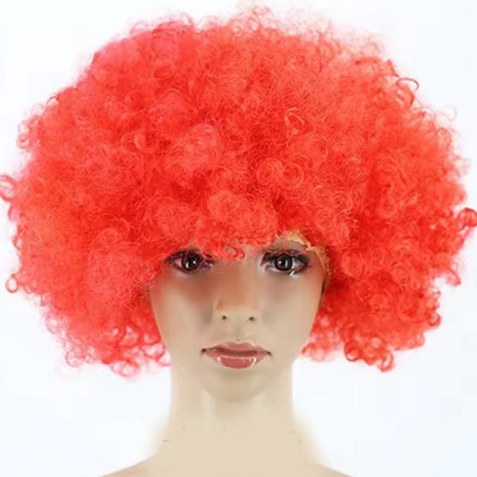 Orange Curly Hair Wig