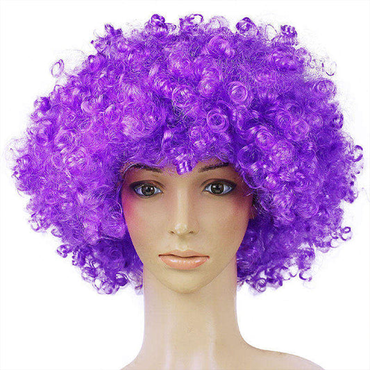 Purple Curly Hair Wig