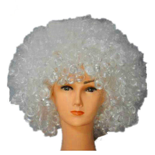 White Curly Hair Wig