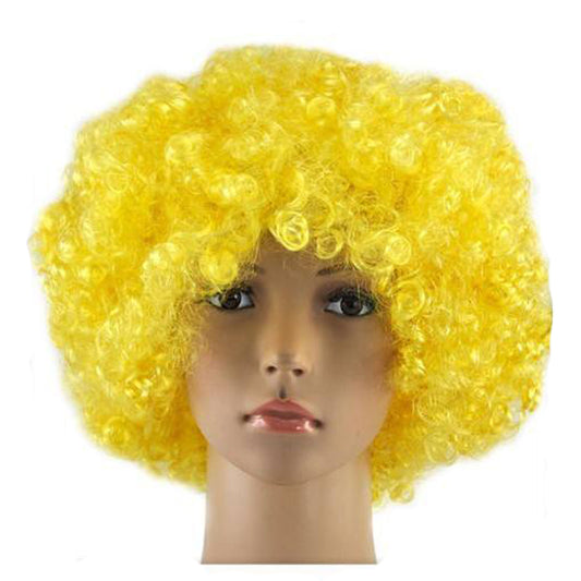 Yellow Curly Hair Wig