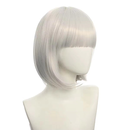 Silver Short Straight Hair Wig