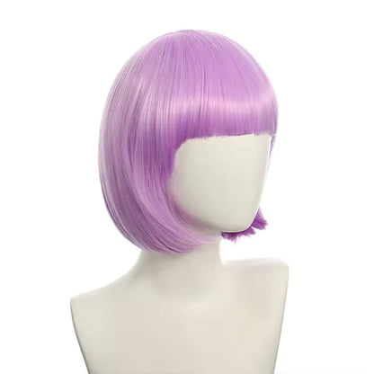 Light Purple Short Straight Hair Wig