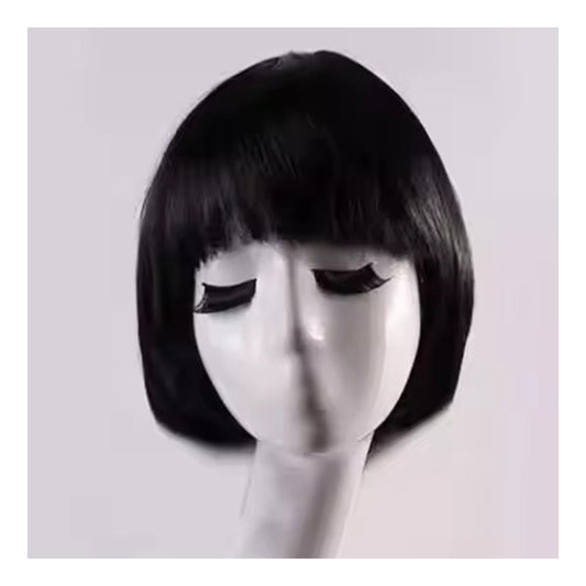 Black Short Straight Hair Wig