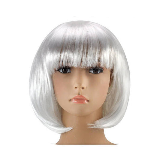 Silver Short Straight Hair Wig