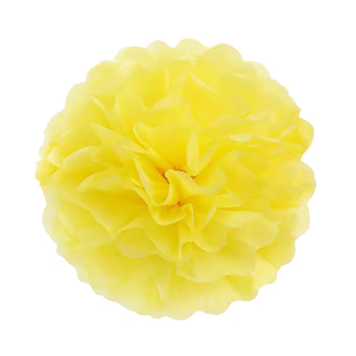 Yellow Paper Colour Pom Pom