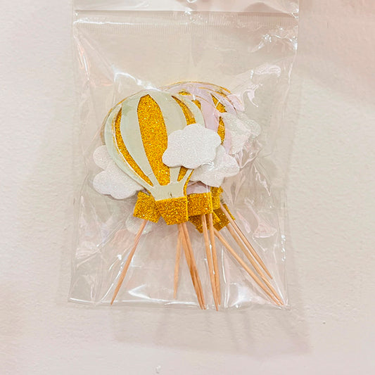 Hot Air Balloon Cupcake Toppers