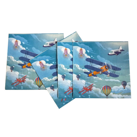 Airplane Themes Napkin