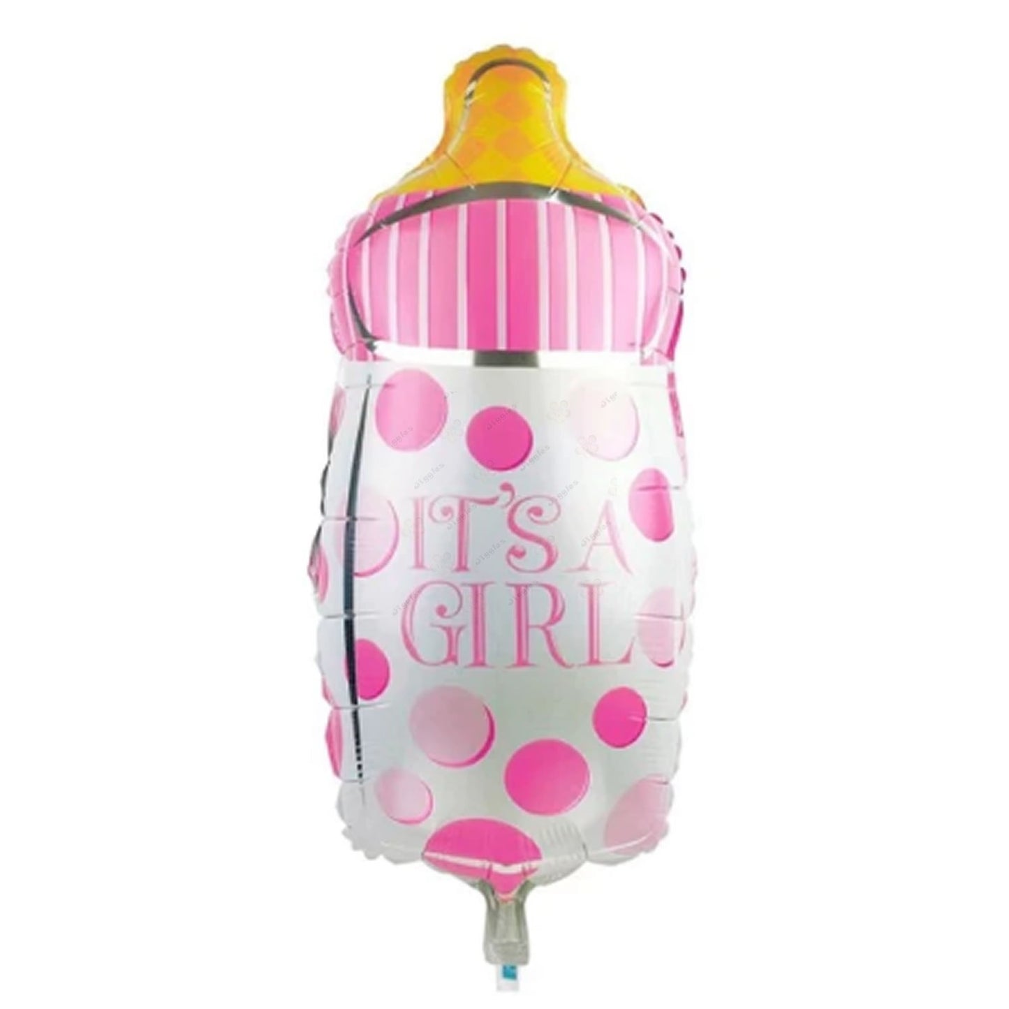 Milk Bottle Foil Balloon Blue / Pink