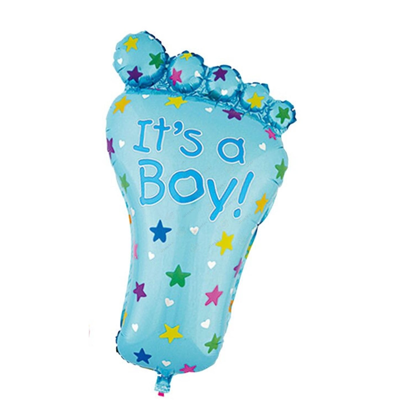 Baby Foot Foil Balloon Blue Blue / Pink