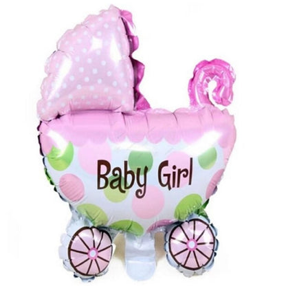 Baby Stroller Foil Balloon  Blue/ Pink