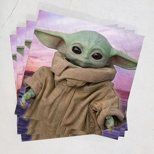 Baby Yoda Paper Napkins