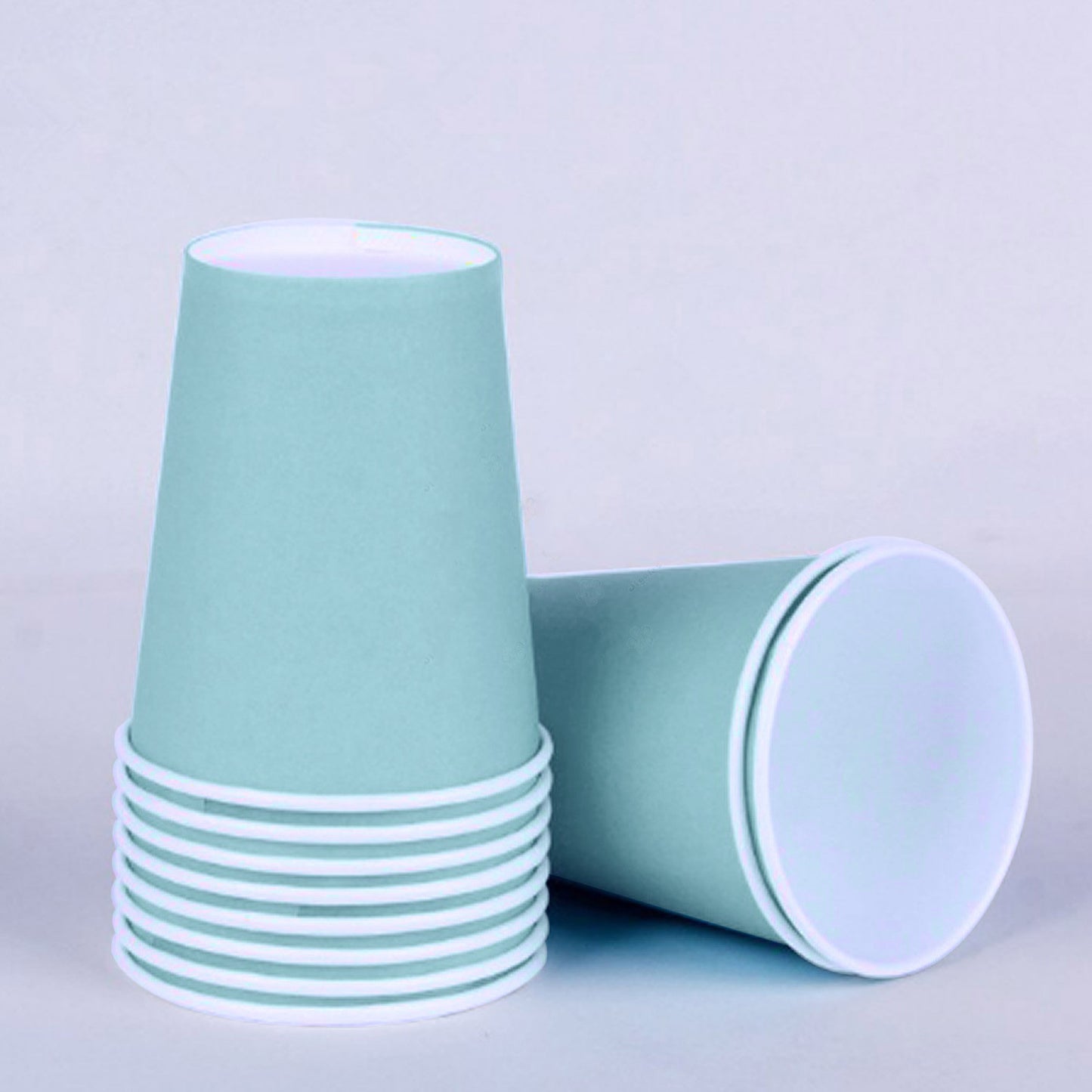 Baby Blue Paper Cups