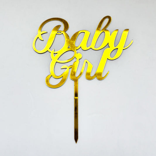 Baby Girl Cake Topper