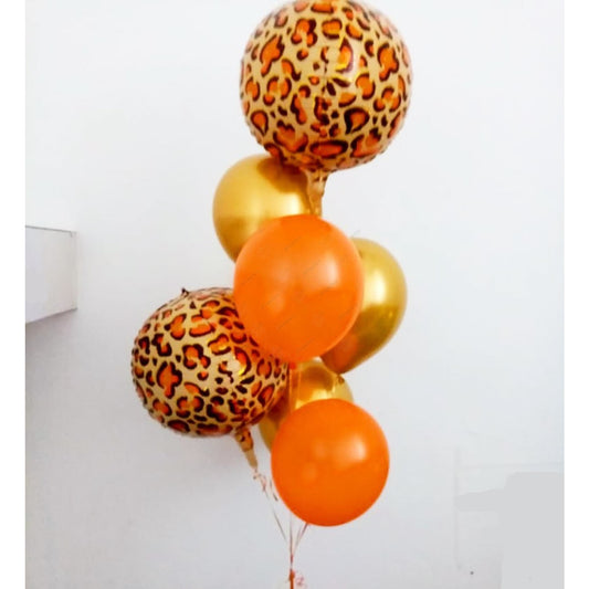 Animal Print 4D Balloon Bunch