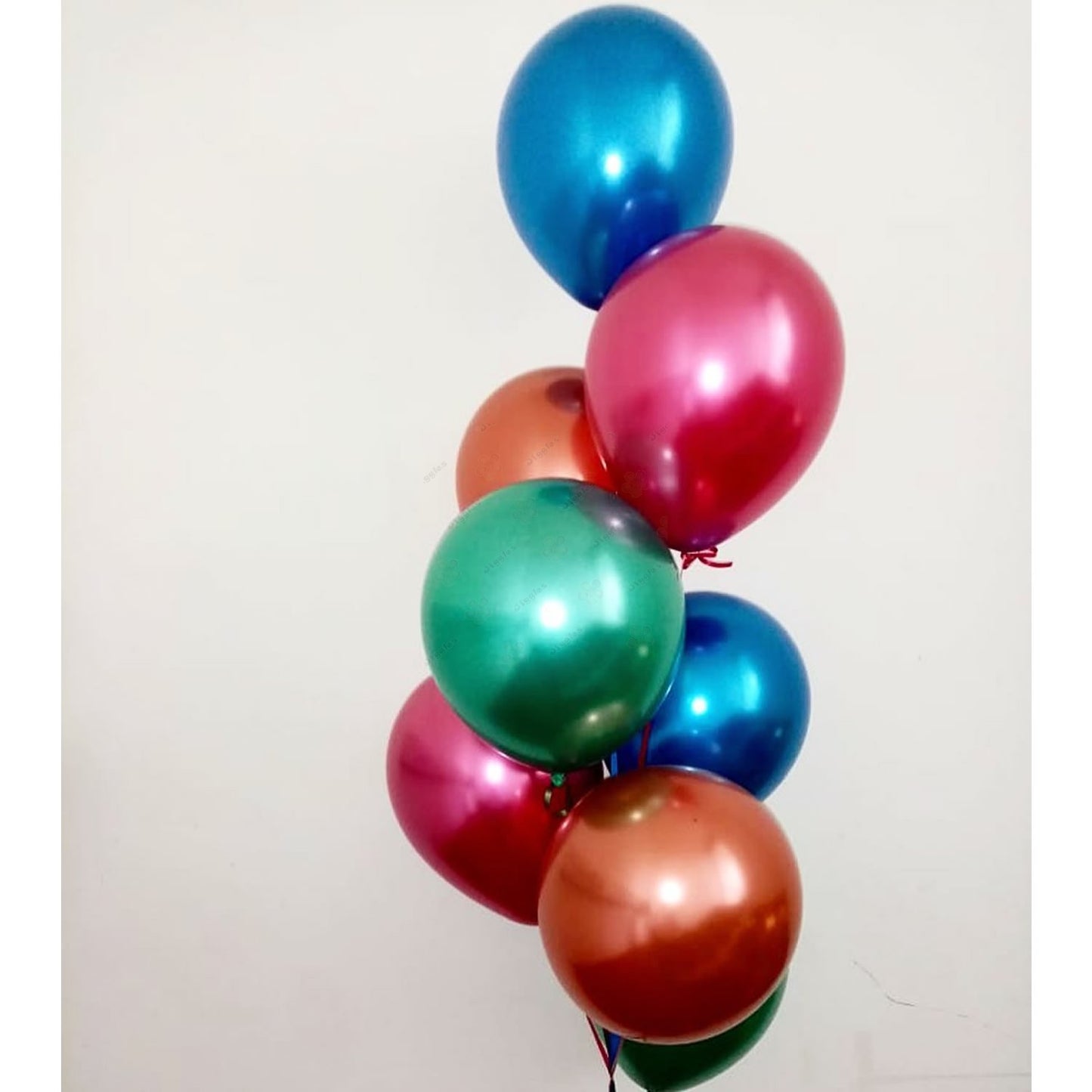 Chrome Balloon Bunch