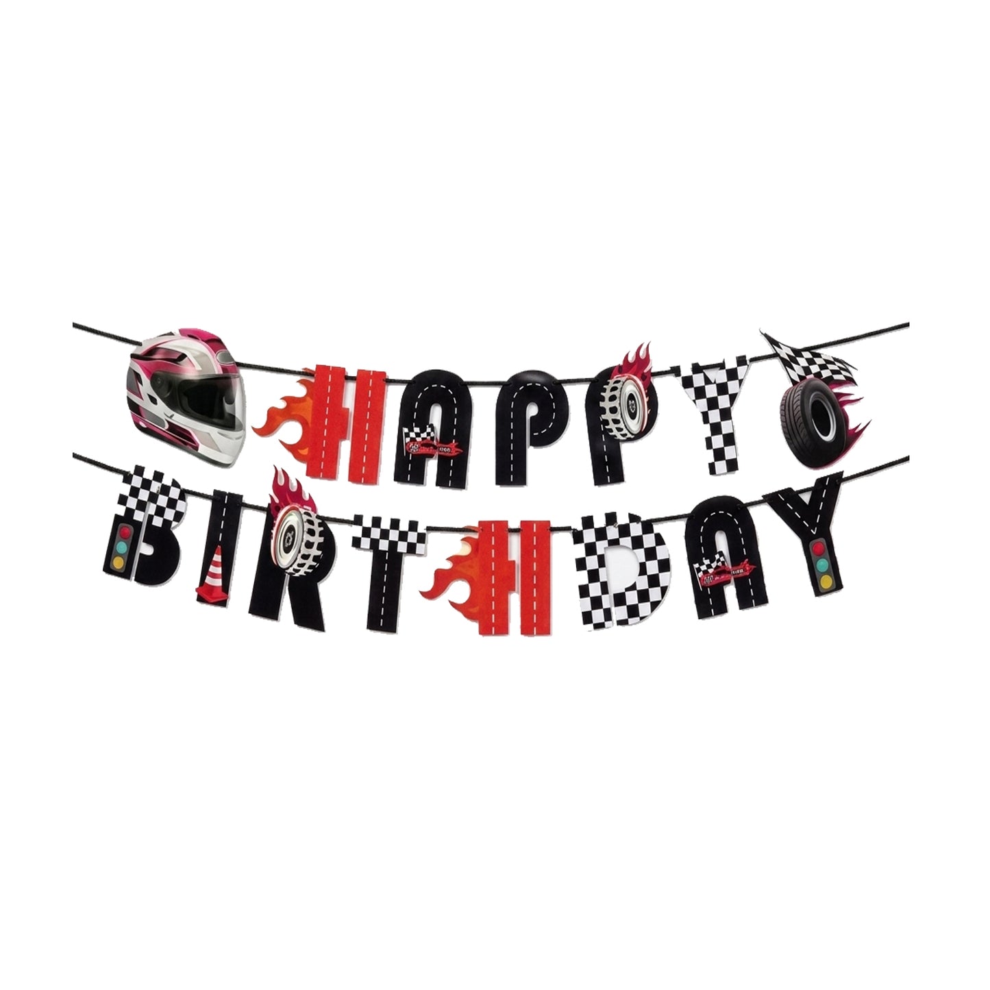 racing bike banner