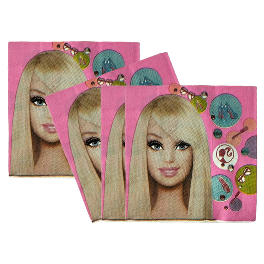 Barbie Theme Napkins