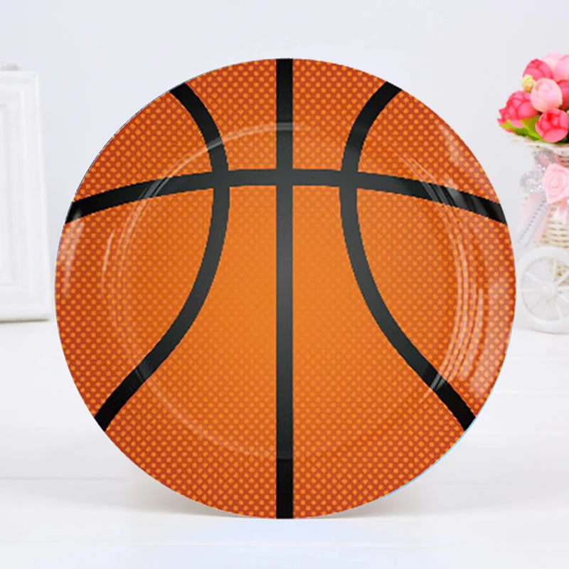 Basketball Paper Plates