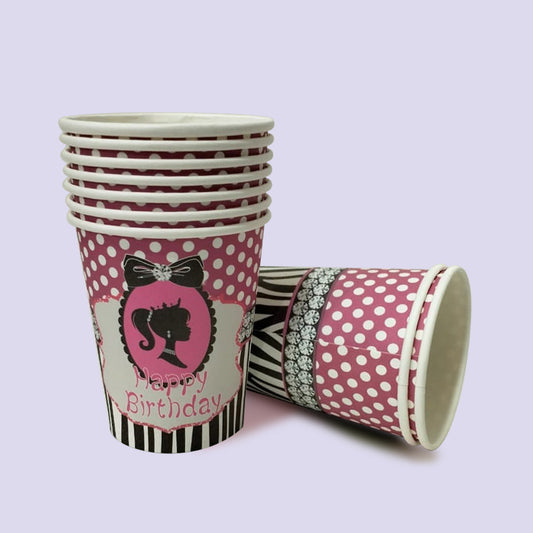 Barbie Themes Paper Cup