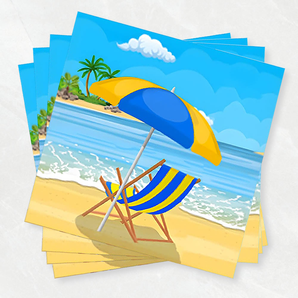 Beach Party Paper Napkin
