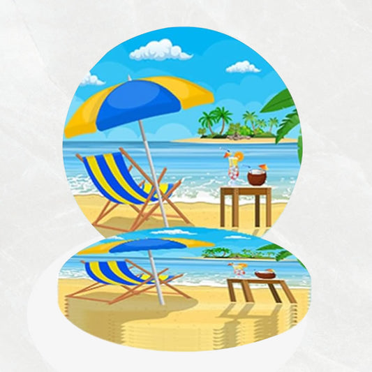Beach Party Paper Plates