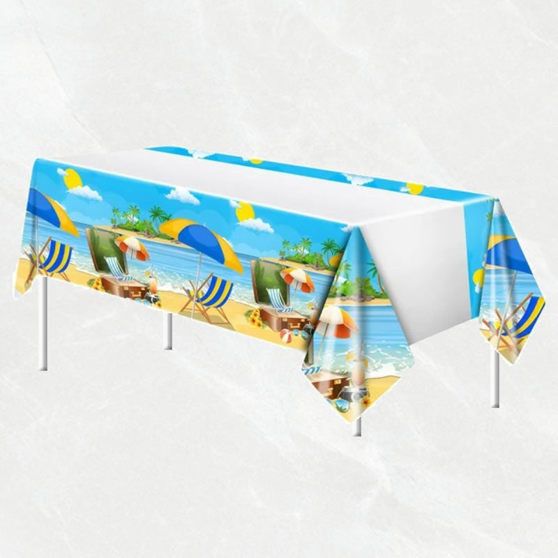 Beach Party Table Cover