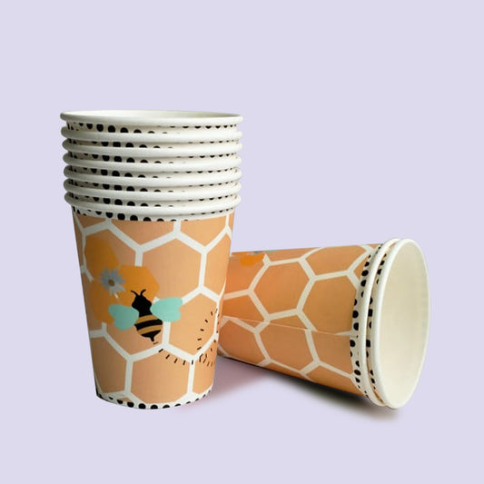 Bee Theme Paper Cup