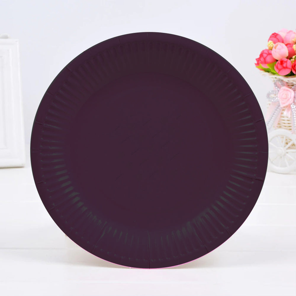 Black  Paper Plates