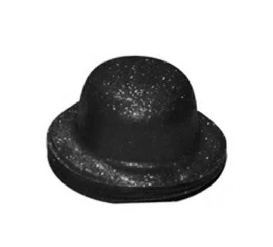 Black Glitter Top Hat