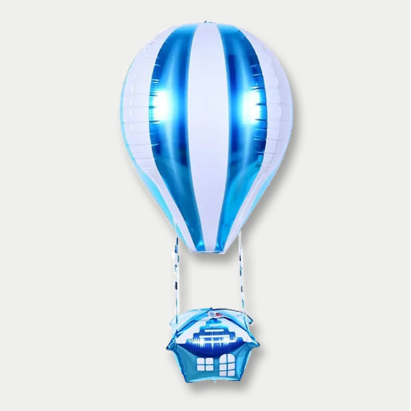 Blue Hot Air Foil Balloon