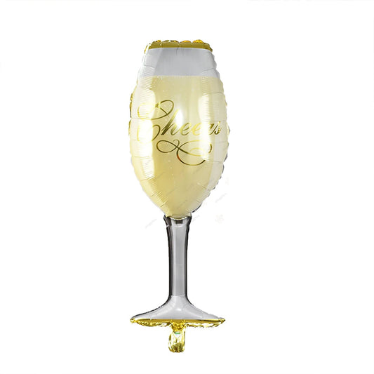 Champagne Glass Foil Balloon 36"