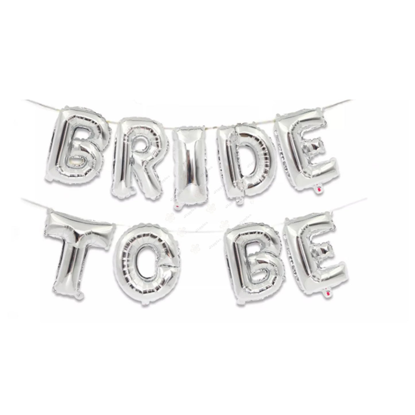 Bride To Be Foil Letter Balloon Set Gold 16"