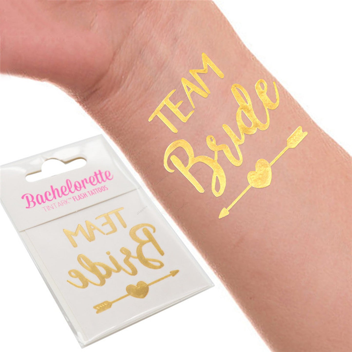 Team Bride Temporary Tattoo